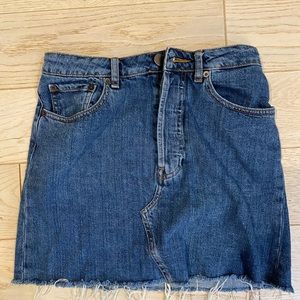 ASOS dark denim skirt